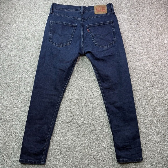 Levi's 512 Jeans‎ Men's 31x30 Straight Blue Denim Dark Wash - Picture 5 of 14